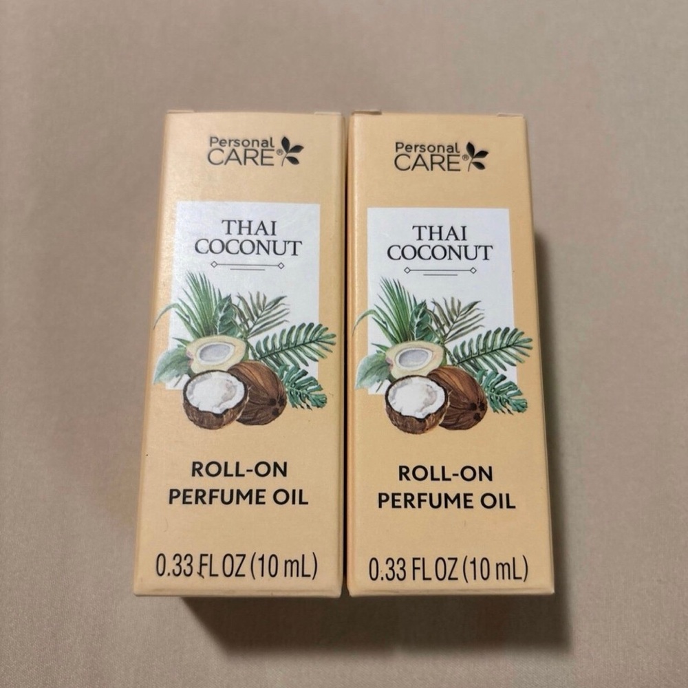 Personal Care Thai Coconut Roll-On Perfume 0.33 Fl Oz (Set of 2).